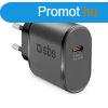 SBS Utaz adapter USB-C, 25 W, PD, fekete