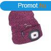 EXTOL LIGHT sapka, lila/fekete, kttt, kivehet LED homlokl