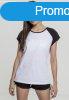 Urban Classics Ladies Contrast Raglan Tee white/black