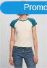 Urban Classics Ladies Organic Stretch Short Retro Baseball T