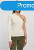 Urban Classics Ladies Asymmetric Longsleeve whitesand