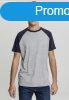 Urban Classics Raglan Contrast Tee grey/navy