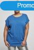 Urban Classics Ladies Extended Shoulder Tee sporty blue