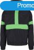 Urban Classics 3-Tone Neon Mix Pull Over Jacket black/neon g
