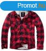 Brandit Lumberjacket kapucnis dzseki, piros-fekete