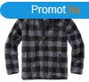Brandit gyapj kabt Teddyfleece, fekete/szrke