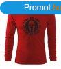 DRAGOWA Fit-T hossz ujj pl Archelaos, piros 160g/m2