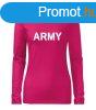 DRAGOWA Slim ni hossz ujj pl army, rzsaszn 160g/m2