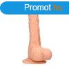 RealRock Dong 8 lifelike testicle dildo 20 cm natural