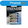 Maxell LR6 AA elem, alkli, ceruza, 1,5V, 4 db/csomag