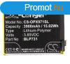 CAMERON SINO Li-Polymer akku (3.85V/3900mAh, OPPO BLP731 kom