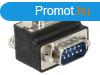 DeLock Adapter Sub-D 9 pin male > female 270 angled Nut 