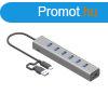 I-TEC 7-portos USB3.2 HUB Grey