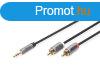 Digitus DB-510330-018-S Audio adapter cable, 3.5 mm stereo j