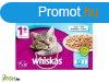 Whiskas alutasak 12-pack halas vlogats aszpikban 12x85g Mu