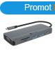 Raidsonic IcyBox IB-DK4040A-CPD USB-C Docking Station Grey