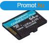 Kingston 64GB microSDXC Canvas Go Plus Gen4 Class 10 UHS-I U