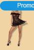  Flores chemise & thong black  S/M 