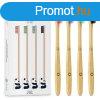My White Secret Bambusz fogkefe (Bamboo Toothbrush) 4 db