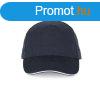 KP124 SANDWICH baseball sapka 5 paneles, pamut twill anyagb