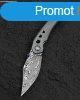 Bestech Razon Frame Lock Grey Damascus BT2406E