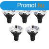 5 darabos GU10 3 lpsben dimmelhet LED izzkszlet 70mm 6.