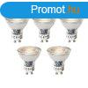 5 db GU10 dimbare LED lamp 3W 200 lm 3000K
