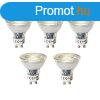 5 db GU10 dimbare LED lamp 3W 200 lm 4000K