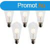 5 darabos E27 LED A60 izzkszlet alkonyatrzkelvel 4W 400