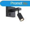 Modern fekete dnthet fali lmpa USB-C csatlakozval - Rex