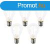 5 db E27 LED izz szett A60 tltsz 2,2W 470lm 2700K