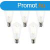 5 db E27 LED izz ST64 tltsz 2,2W 470lm 2700K szett