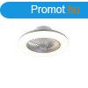 Ezst szn mennyezeti ventiltor 55,5 cm LED-del, fnyersz