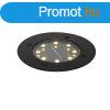 Modern fekete talajszpot LED-del IP65 napelemes - Terry