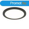 Modern mennyezeti lmpa fekete 30 cm LED-del IP44 - Steve