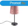 Moderne tafellamp zwart met roze kap - Lakitu