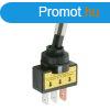 Kapcsol 2 lls LED-es kk 12V 20A 09058KE