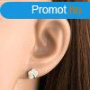 9 kartos arany flbeval virg tltsz Swarovski kristlyo