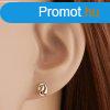 Kt szn flbeval 14K aranybl - ovlis krvonal hullmmal