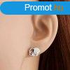 Beszrs flbeval - 925 ezst, csillog elefnt tltsz ci