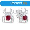 Brilio Silver Ezst flbeval piros cirknium kvel Pk EA11
