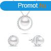 Brilio Silver Elegns igazgyngy kszerkszlet SET251W (flb