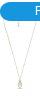 Fossil Finom aranyozott nyaklnc gyngyhzzal Teardrop JF042
