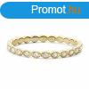 Fossil Elegns aranyozott gyr kristlyokkal Vintage Twist 