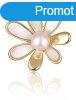 JwL Luxury Pearls Aranyozott bross 2 az 1- ben fehr igazgy