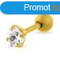 Troli Bjos aranyozott titn piercing VSE6015G-PET