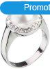 Evolution Group - Pavona Ezst gyngy gyr Swarovski krist