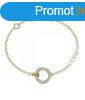 Guess Elegns aranyozott karkt Circle Lights JUBB03162JWYG