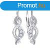 Brilio Silver Csillog ezst flbeval kristllyal 436 001 0