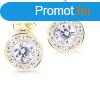 Cutie Jewellery Ezst flbeval csillog cirknium kvekkel 